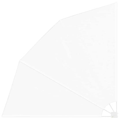 vidaXL Balkon Sichtschutz Weiß 210 x 210 cm Polyester