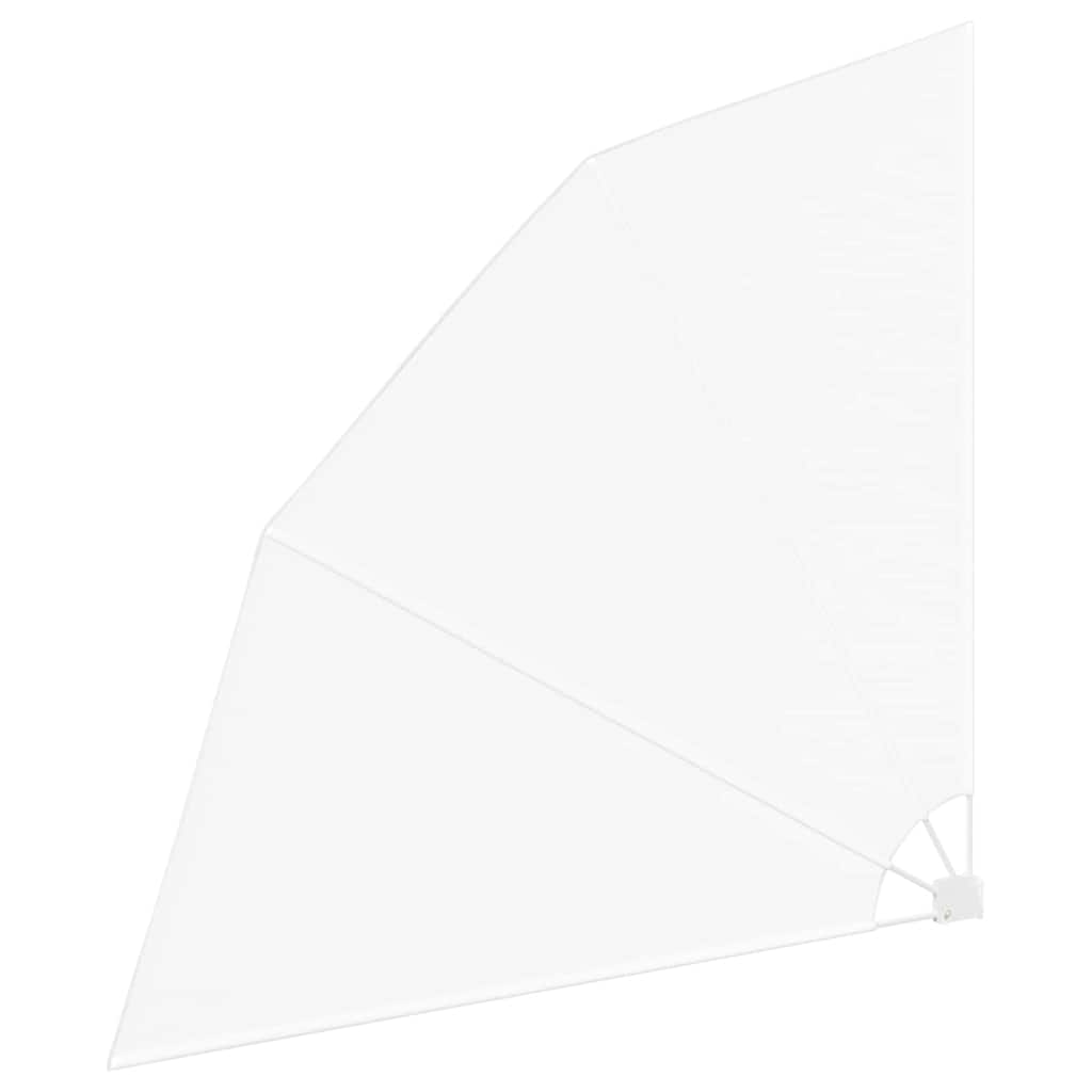 vidaXL Balkon Sichtschutz Weiß 210 x 210 cm Polyester