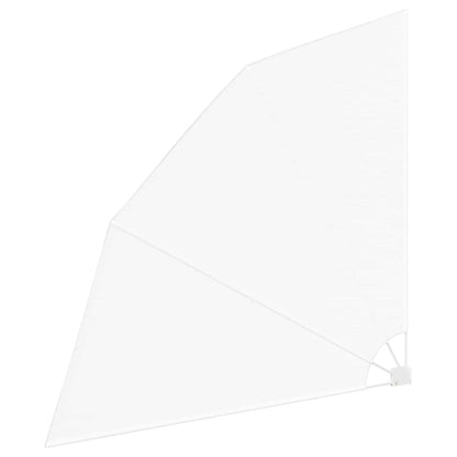 vidaXL Balkon Sichtschutz Weiß 210 x 210 cm Polyester
