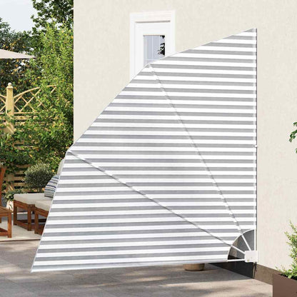 vidaXL Balkon Sichtschutz Anthrazit und Weiß 210 x 210 cm Polyester