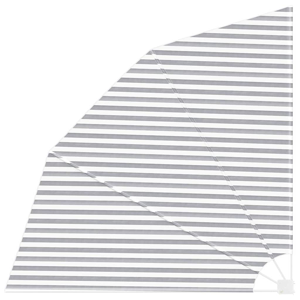 vidaXL Balkon Sichtschutz Anthrazit und Weiß 210 x 210 cm Polyester