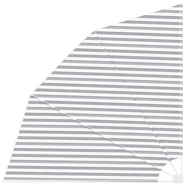 vidaXL Balkon Sichtschutz Anthrazit und Weiß 210 x 210 cm Polyester