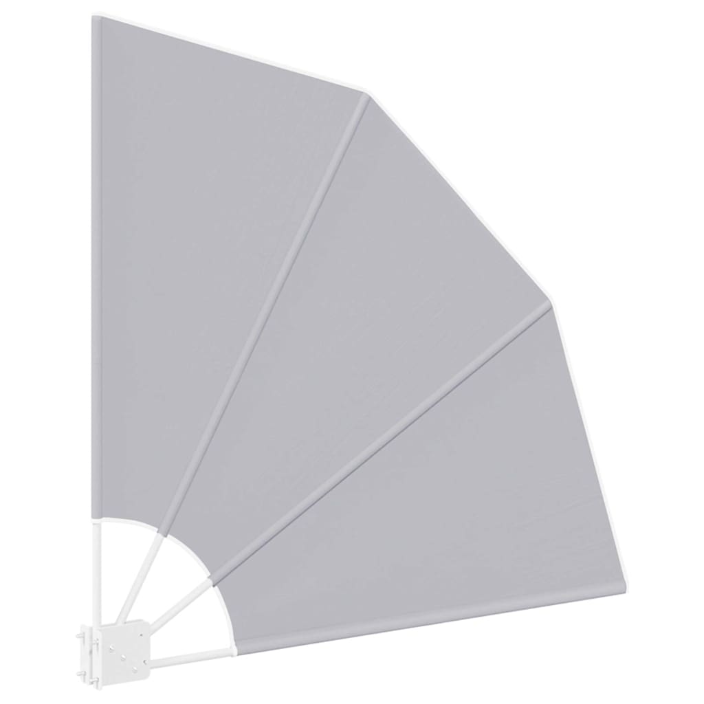 Balkon Sichtschutz Grau 115 x 115 cm Polyester