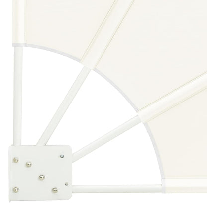 vidaXL Balkon Sichtschutz Creme 115 x 115 cm Polyester