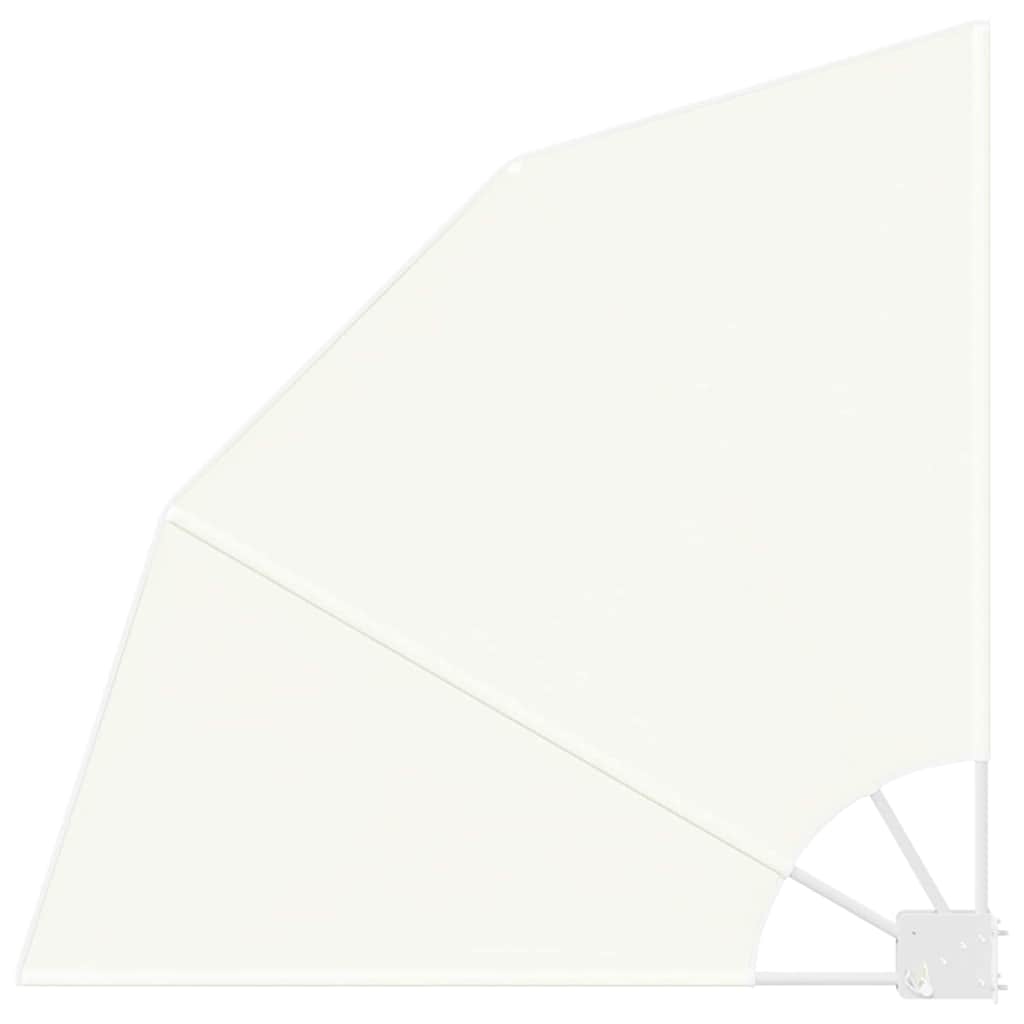 vidaXL Balkon Sichtschutz Creme 115 x 115 cm Polyester