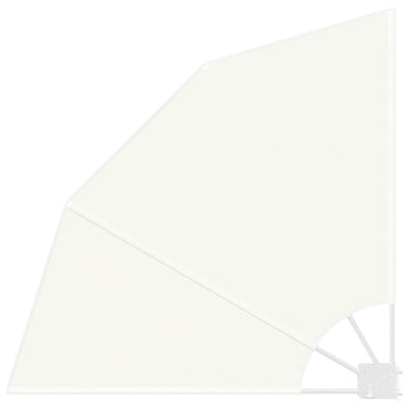 vidaXL Balkon Sichtschutz Creme 115 x 115 cm Polyester