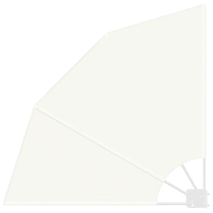 vidaXL Balkon Sichtschutz Creme 115 x 115 cm Polyester