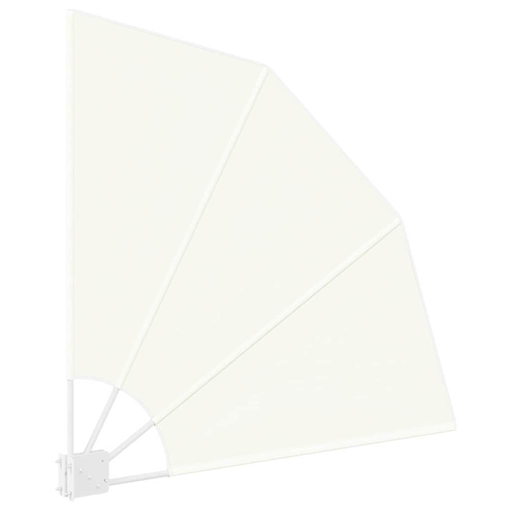 vidaXL Balkon Sichtschutz Creme 115 x 115 cm Polyester