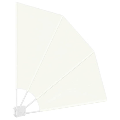 vidaXL Balkon Sichtschutz Creme 115 x 115 cm Polyester