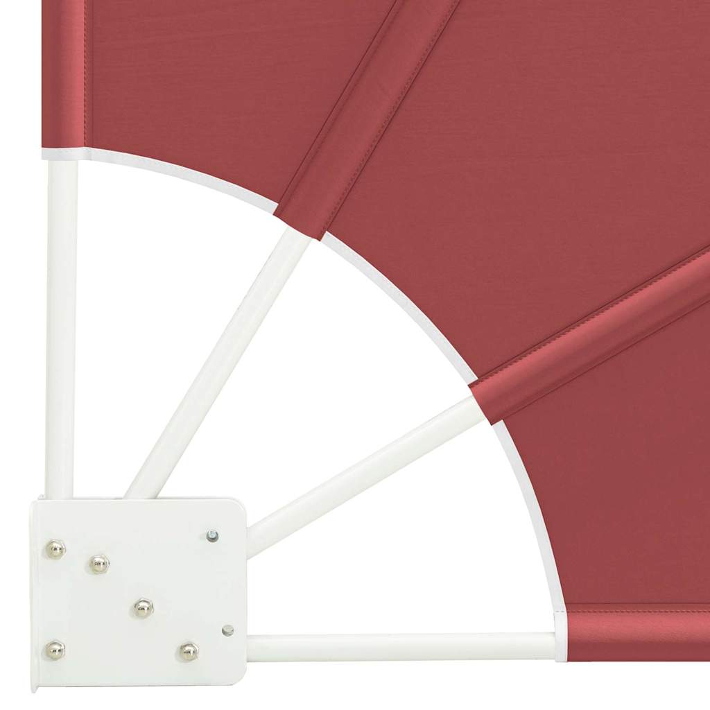 vidaXL Balkon Sichtschutz Terrakotta 115 x 115 cm Polyester