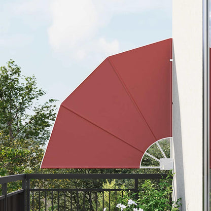vidaXL Balkon Sichtschutz Terrakotta 115 x 115 cm Polyester