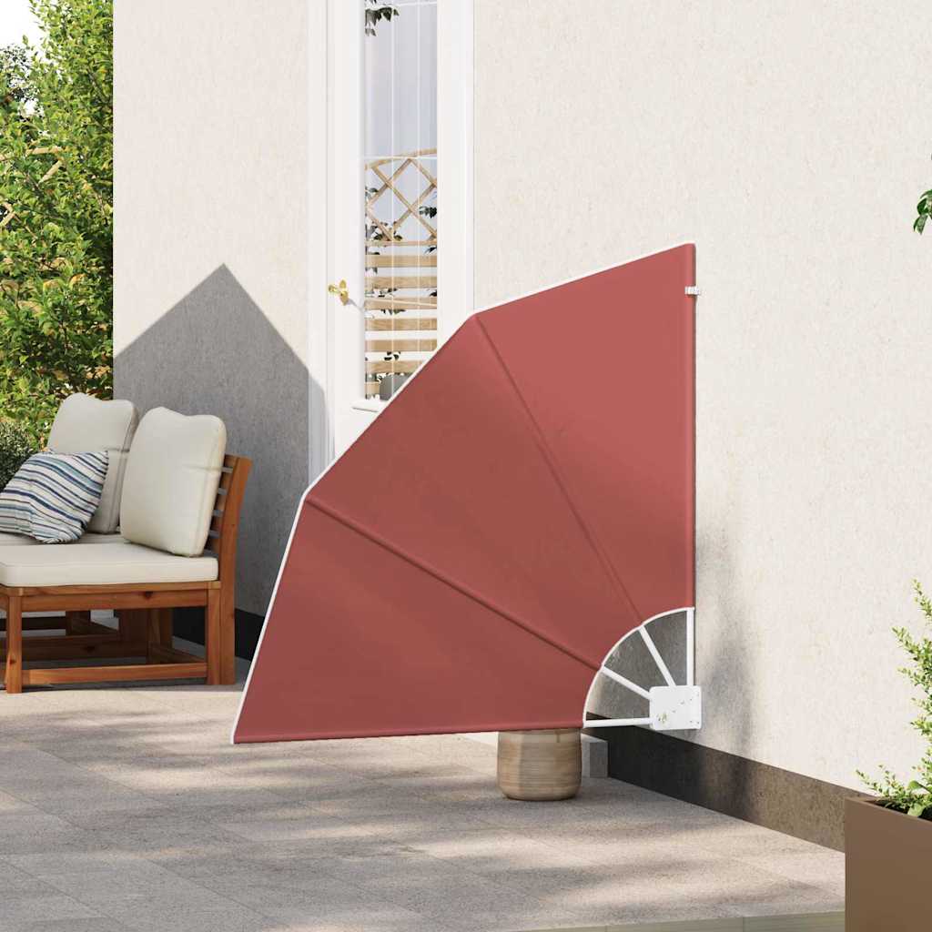 vidaXL Balkon Sichtschutz Terrakotta 115 x 115 cm Polyester