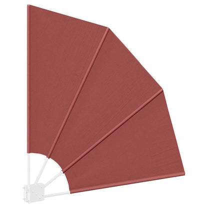 vidaXL Balkon Sichtschutz Terrakotta 115 x 115 cm Polyester