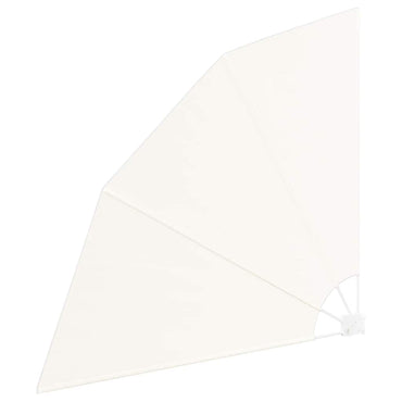 vidaXL Balkon Sichtschutz Creme 160 x 160 cm Polyester