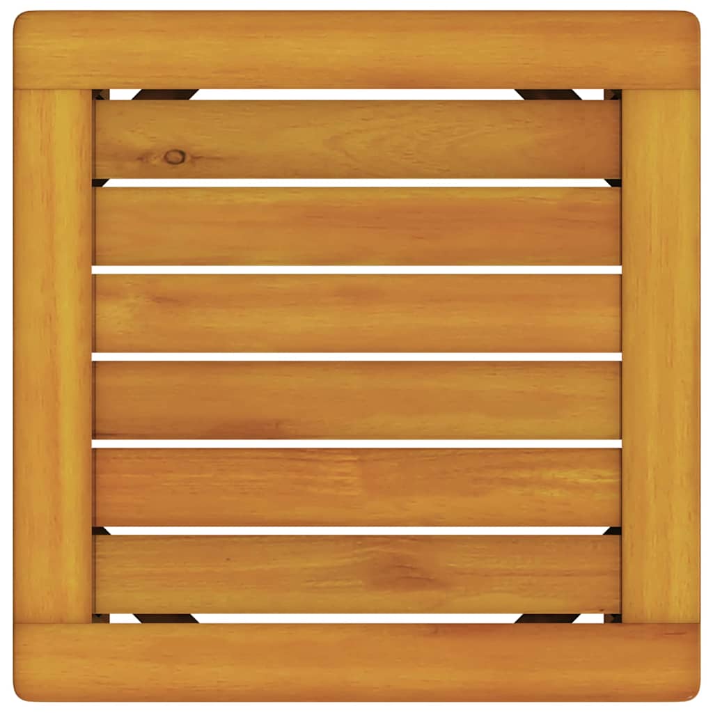 Sonnenliege 3 pcs Braun Massivholz Akazie