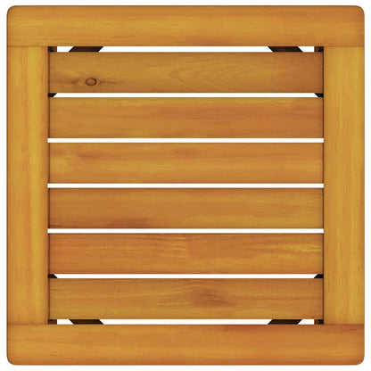 Sonnenliege 3 pcs Braun Massivholz Akazie