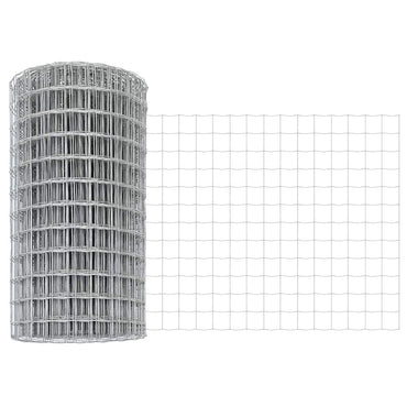 vidaXL Eurozaun 0,4 x 10 m PVC-beschichtetes Eisen