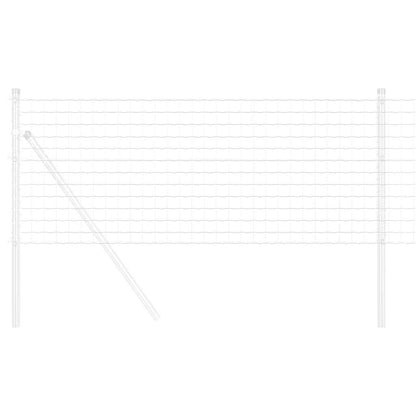 vidaXL Eurozaun 0,4 x 10 m PVC-beschichtetes Eisen