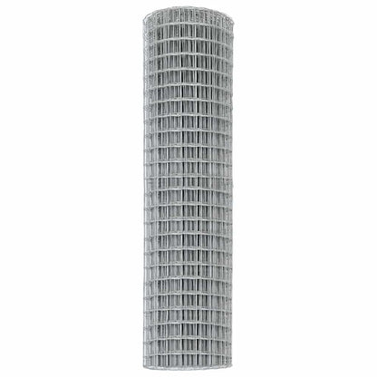vidaXL Eurozaun 1 x 10 m PVC-beschichtetes Eisen