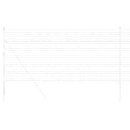 vidaXL Eurozaun 1,2 x 10 m PVC-beschichtetes Eisen