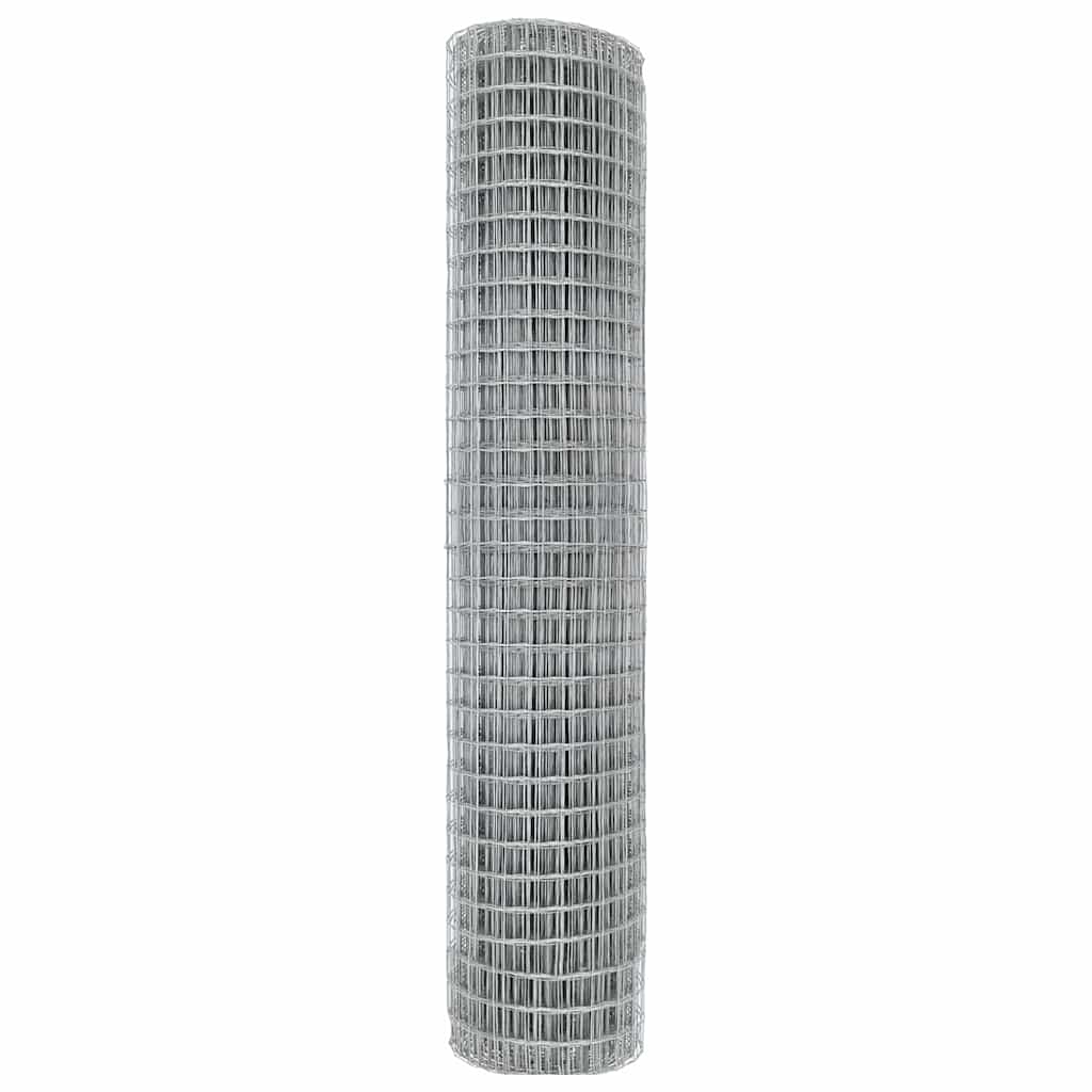 vidaXL Eurozaun 1,5 x 10 m PVC-beschichtetes Eisen