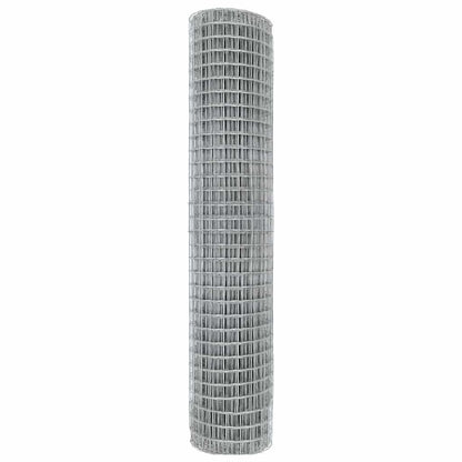 vidaXL Eurozaun 1,5 x 10 m PVC-beschichtetes Eisen