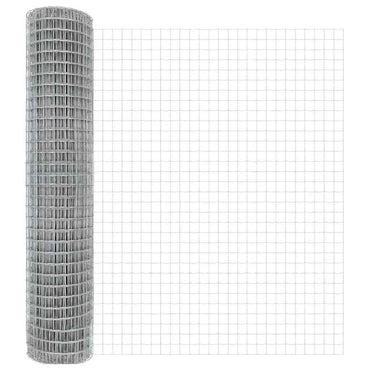 vidaXL Eurozaun 1,6 x 10 m PVC-beschichtetes Eisen