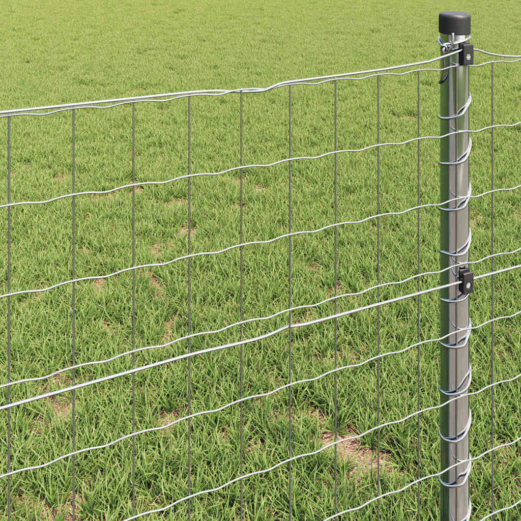 vidaXL Eurozaun 0,4 x 10 m PVC-beschichtetes Eisen