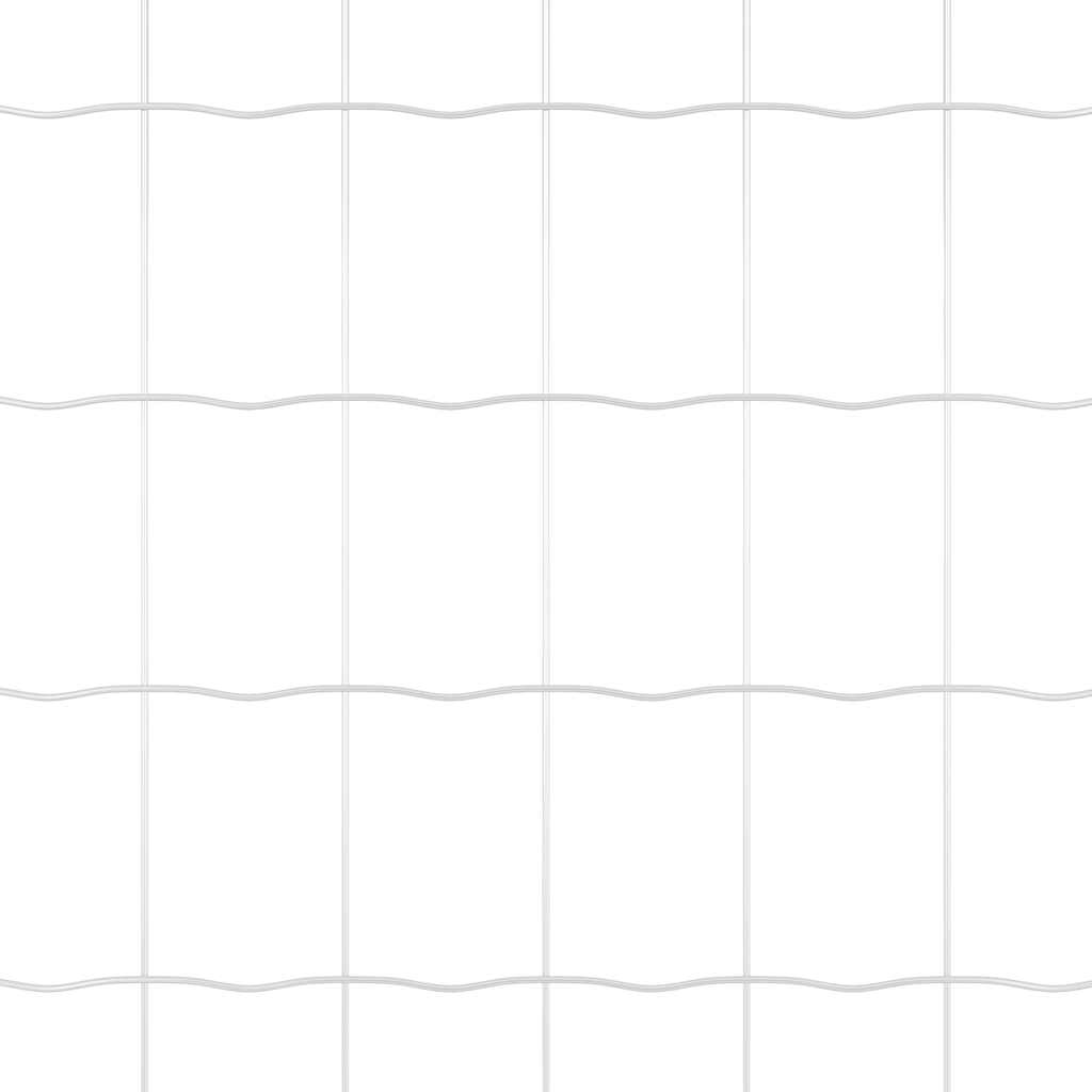 Eurozaun 0,8 x 10 m PVC-beschichtetes Eisen