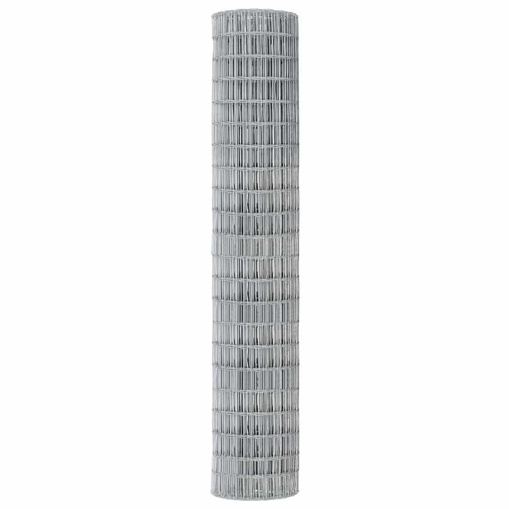 vidaXL Eurozaun 1,6 x 10 m PVC-beschichtetes Eisen