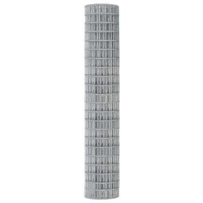 vidaXL Eurozaun 1,6 x 10 m PVC-beschichtetes Eisen