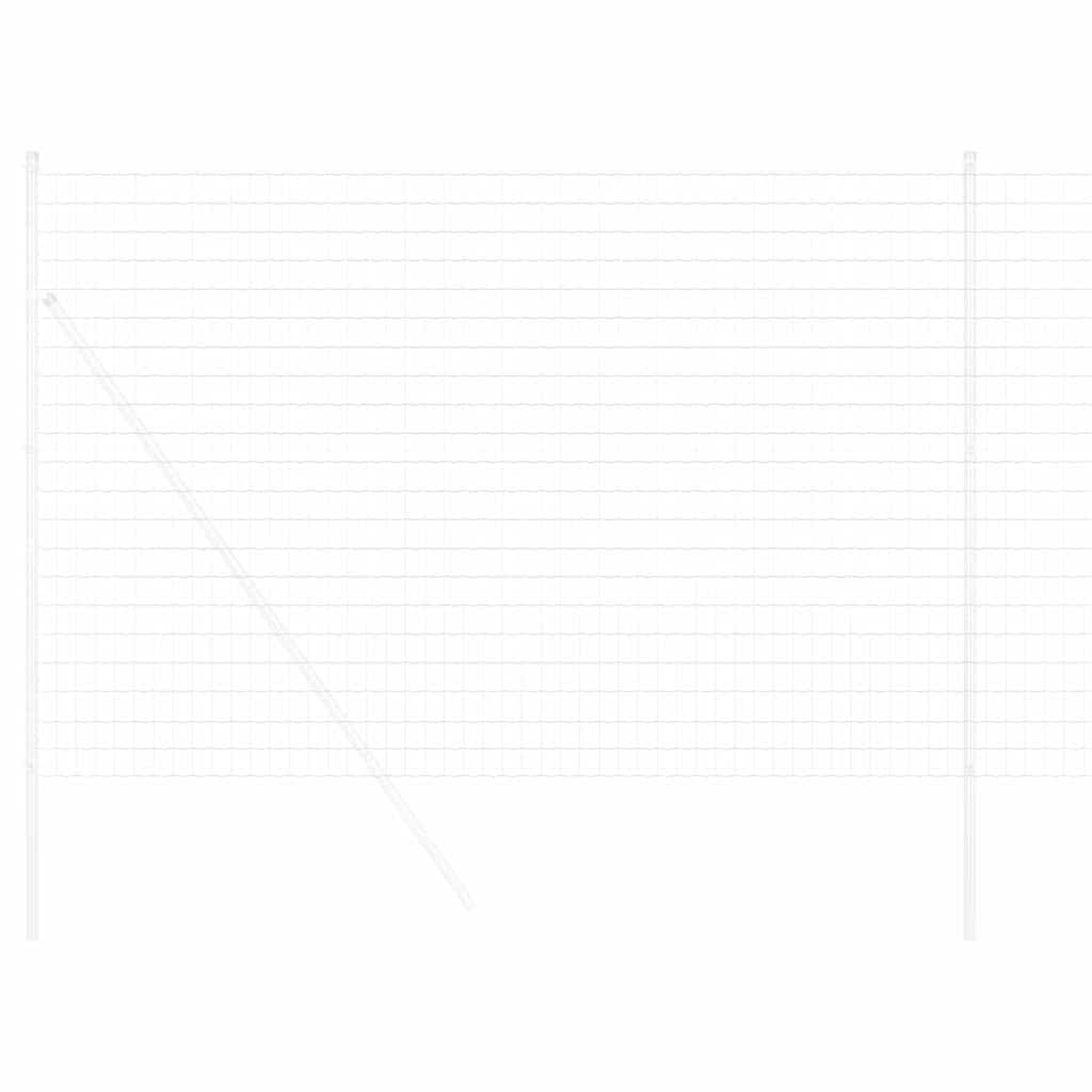 vidaXL Eurozaun 1,6 x 10 m PVC-beschichtetes Eisen