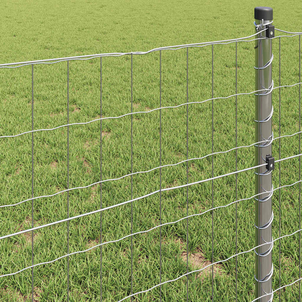 vidaXL Eurozaun 0,4 x 10 m PVC-beschichtetes Eisen