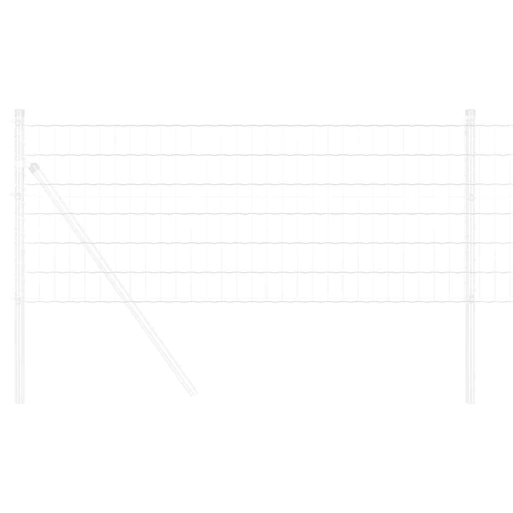 vidaXL Eurozaun 0,6 x 10 m PVC-beschichtetes Eisen