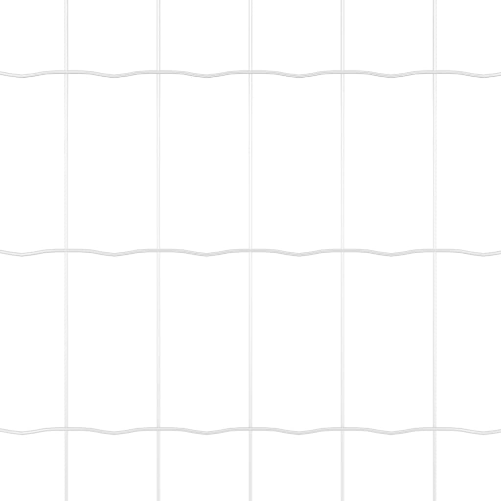 Eurozaun 1 x 10 m PVC-beschichtetes Eisen