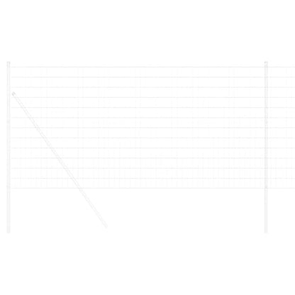 Eurozaun 1 x 10 m PVC-beschichtetes Eisen