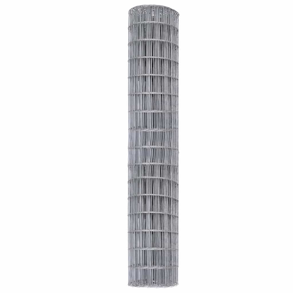 vidaXL Eurozaun 1,5 x 10 m PVC-beschichtetes Eisen