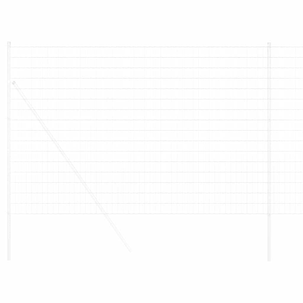 vidaXL Eurozaun 1,5 x 10 m PVC-beschichtetes Eisen