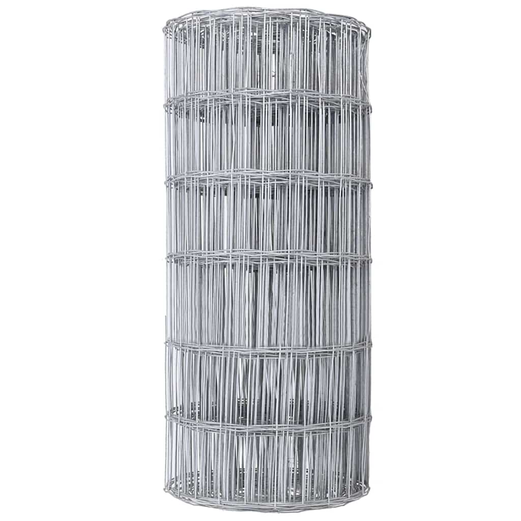 vidaXL Eurozaun 0,6 x 10 m PVC-beschichtetes Eisen