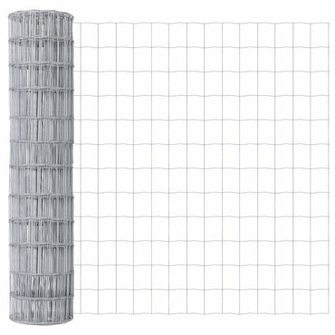 vidaXL Eurozaun 1,4 x 10 m PVC-beschichtetes Eisen