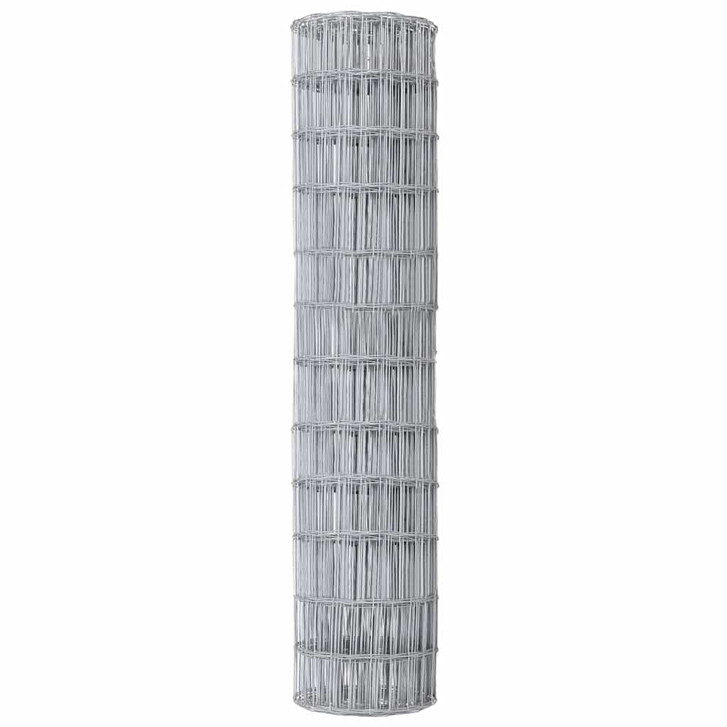 vidaXL Eurozaun 1,4 x 10 m PVC-beschichtetes Eisen