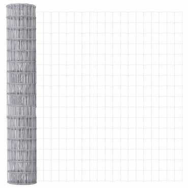 vidaXL Eurozaun 1,5 x 10 m PVC-beschichtetes Eisen