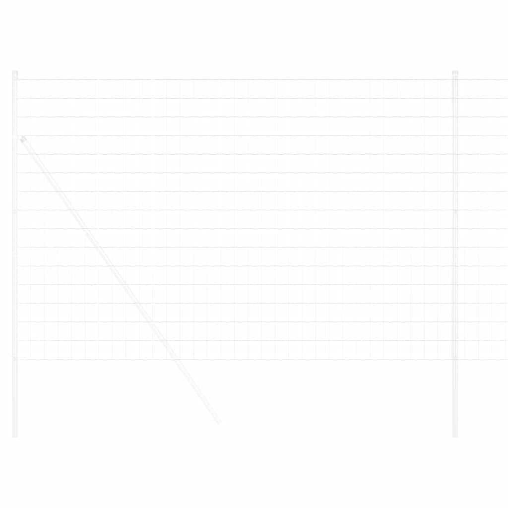 vidaXL Eurozaun 1,5 x 10 m PVC-beschichtetes Eisen