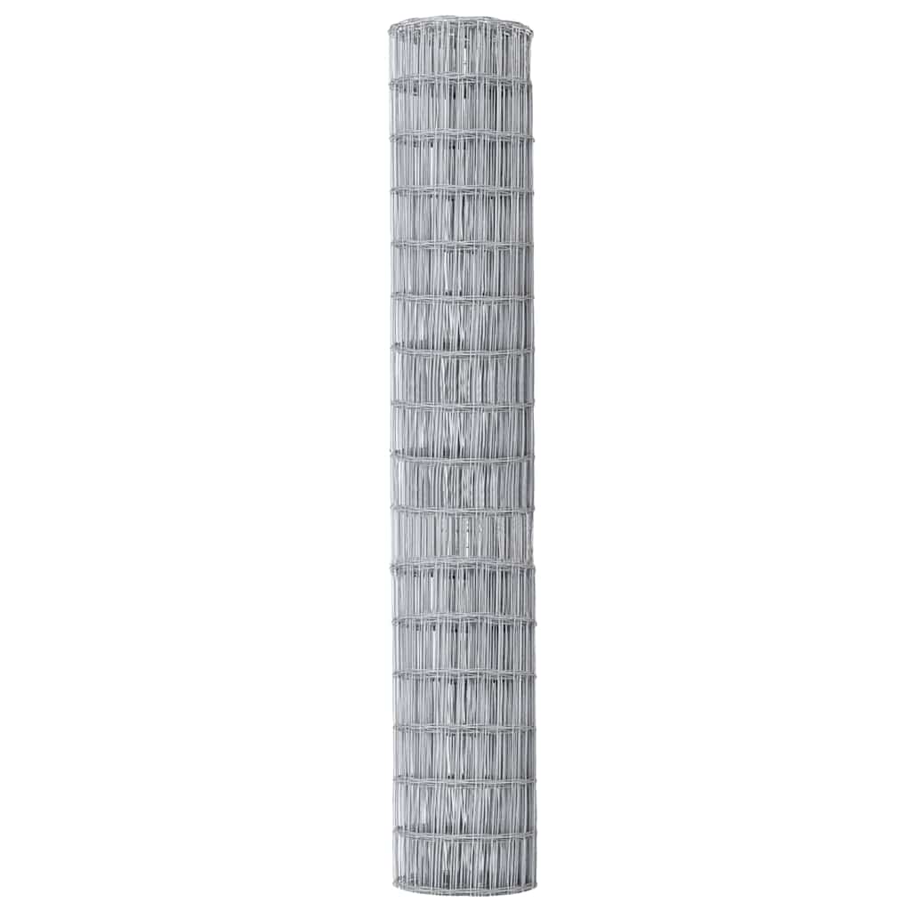 vidaXL Eurozaun 1,6 x 10 m PVC-beschichtetes Eisen