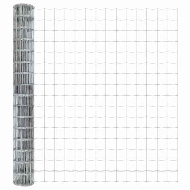vidaXL Eurozaun 1,5 x 10 m PVC-beschichtetes Eisen