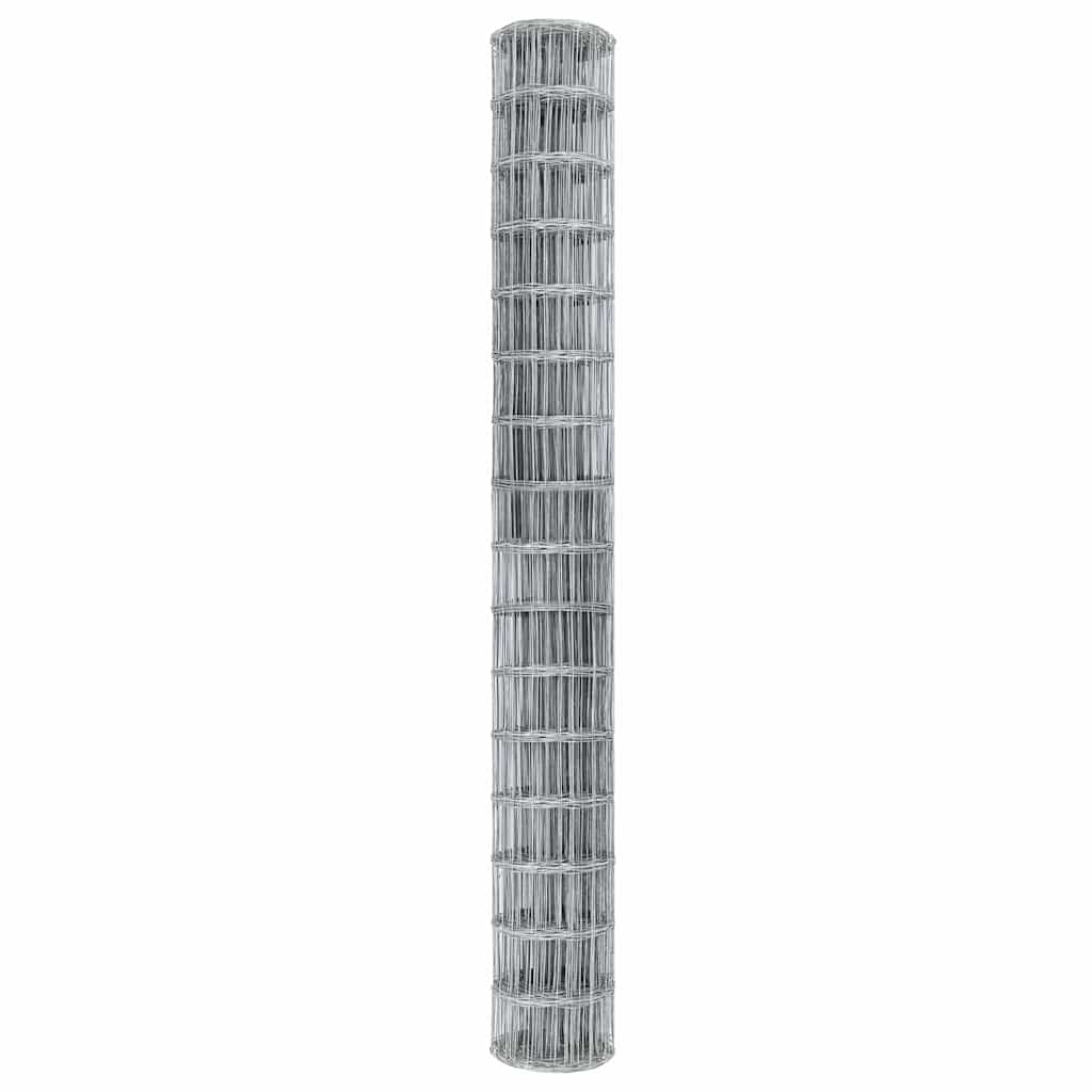vidaXL Eurozaun 1,5 x 10 m PVC-beschichtetes Eisen