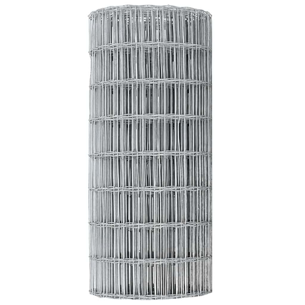 vidaXL Eurozaun 0,6 x 25 m PVC-beschichtetes Eisen