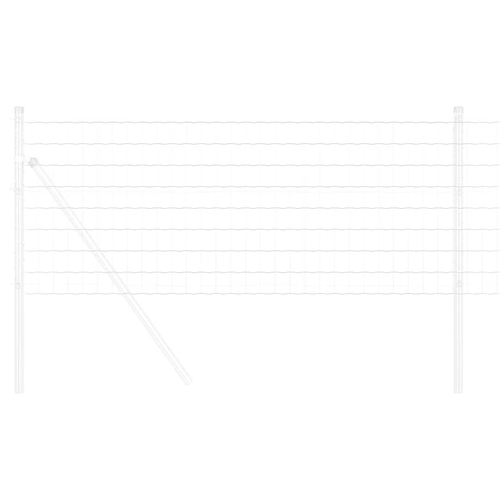 vidaXL Eurozaun 0,6 x 25 m PVC-beschichtetes Eisen