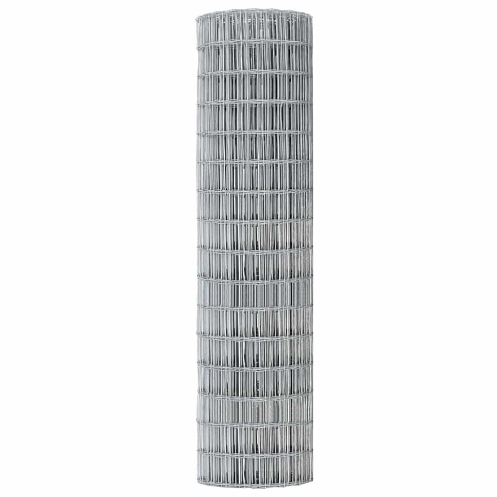 vidaXL Eurozaun 1 x 25 m PVC-beschichtetes Eisen