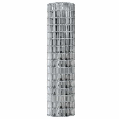 vidaXL Eurozaun 1 x 25 m PVC-beschichtetes Eisen